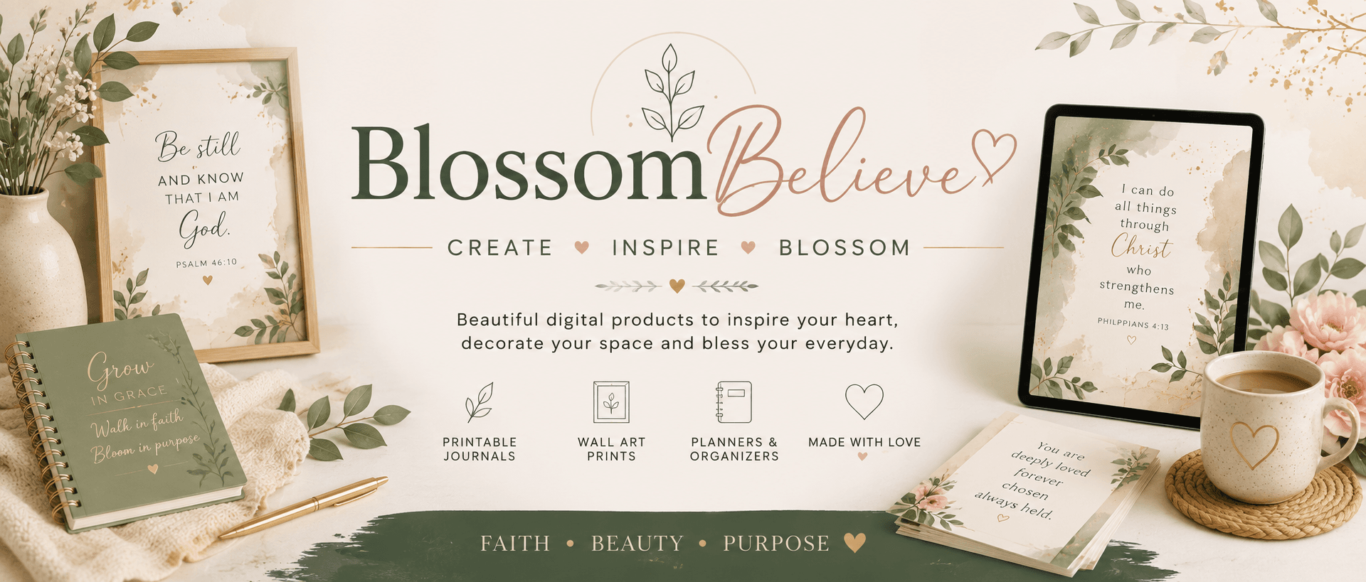 BlossomBelieve store banner
