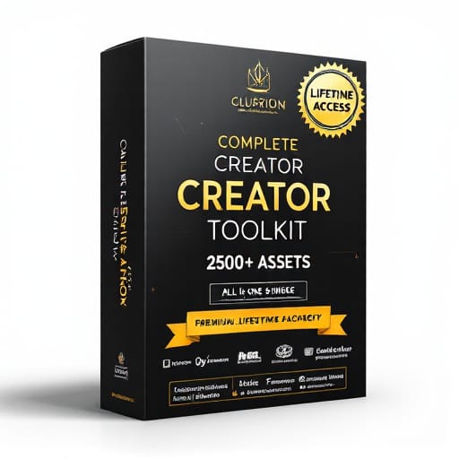 Complete Creator Toolkit | 2500+ Premium SVG Assets | Lifetime Updates