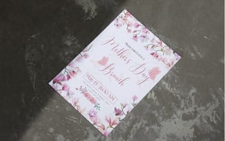Mother’s Day Invitation Template – Digital Download