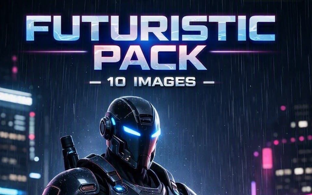 Pack Futurista Cyberpunk – 10 Imágenes