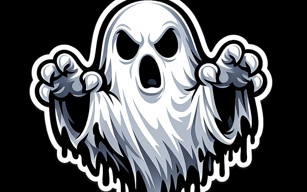 Phantom Drip Ghost Sticker