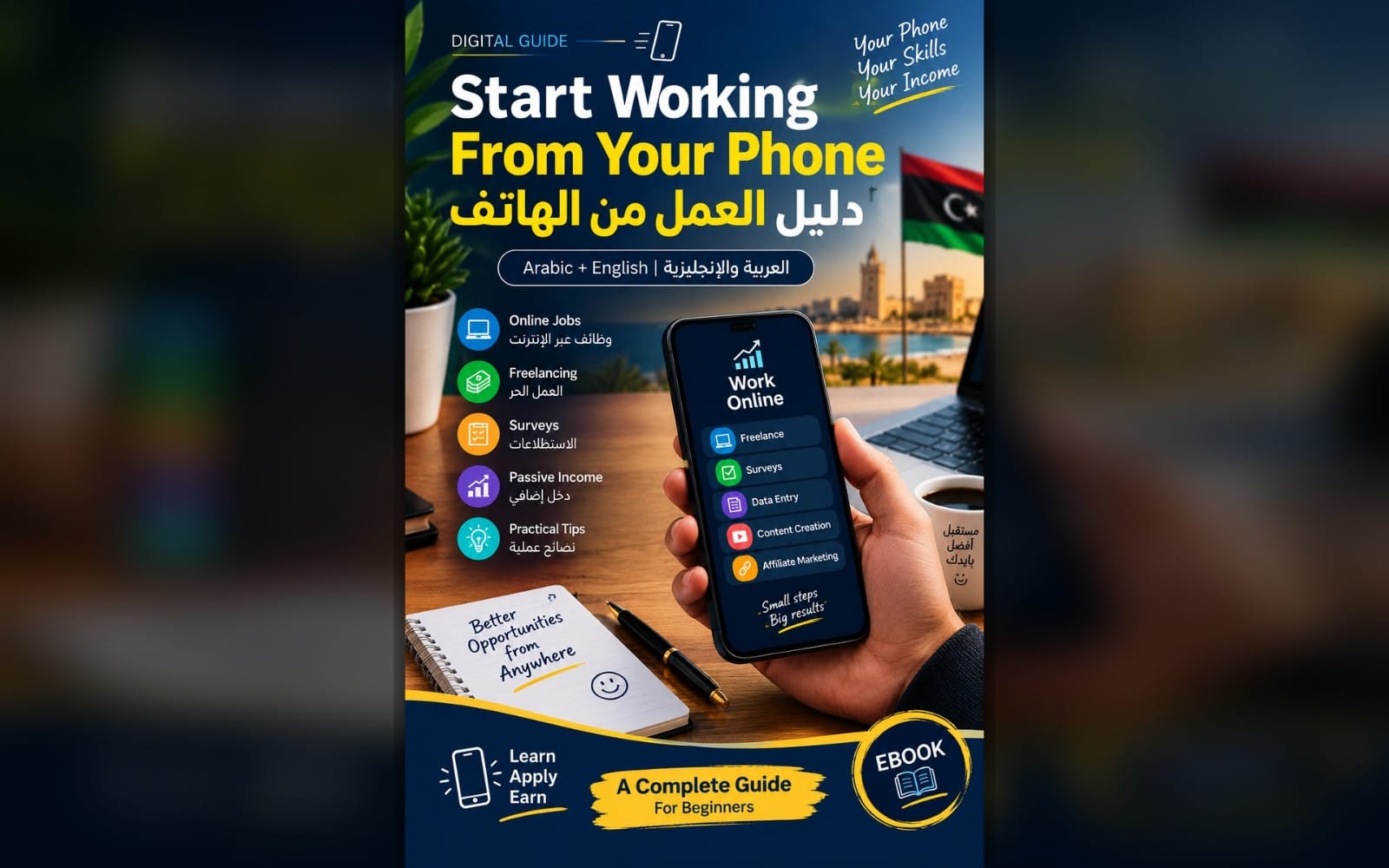 Start Working From Your Phone | دليل العمل من الهاتف