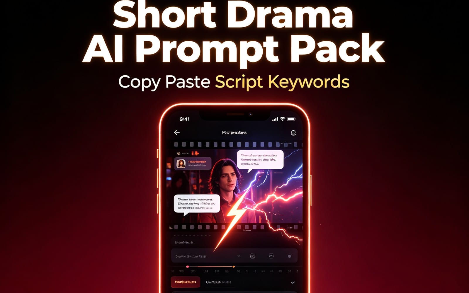Short Drama AI Writing Prompts Pack