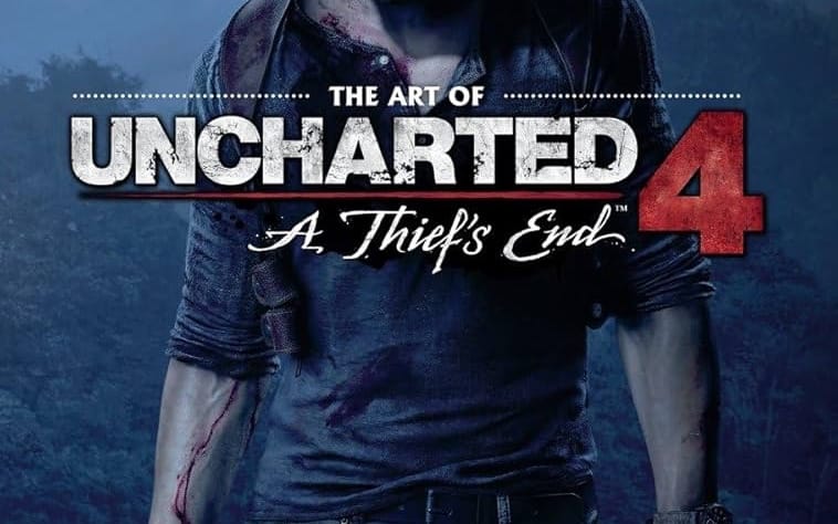 Uncharted 4 A Thief’s End Steam game cover artwork with a masked character and large title text