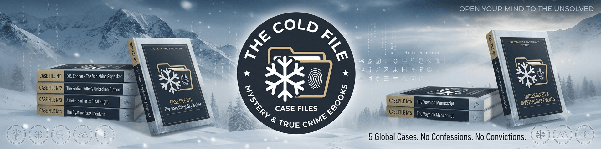 The Cold File store banner