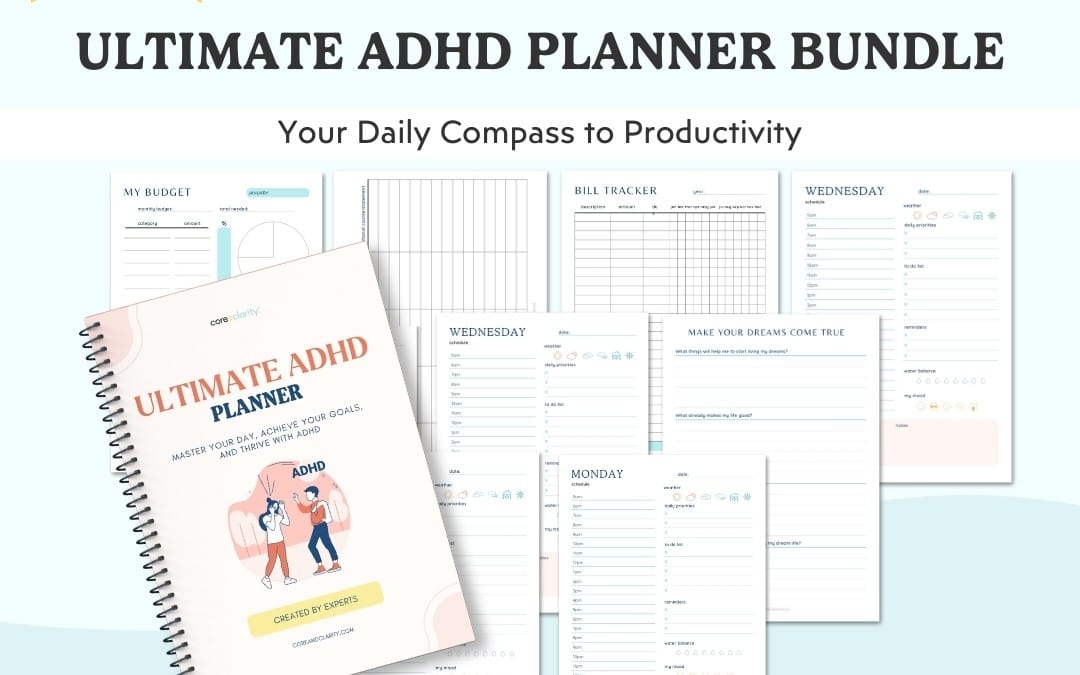 Ultimate ADHD Planner Bundle for Focus & Flow