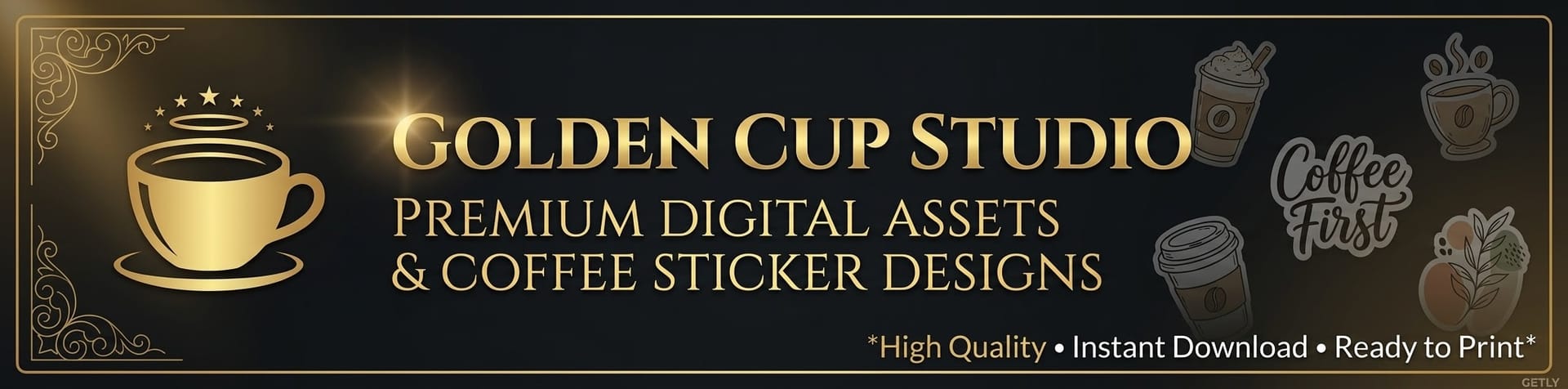 GoldenCupStudio Shop-Banner