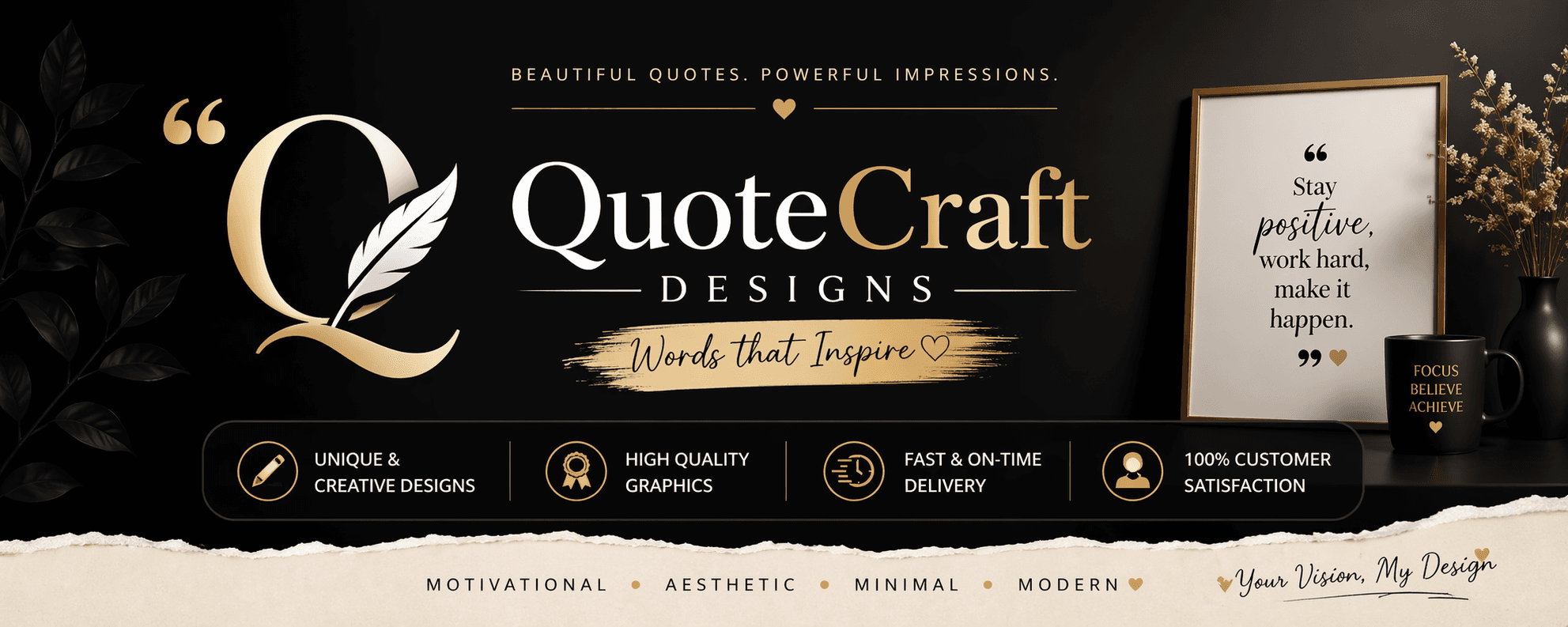 Premium Quote Designs store banner