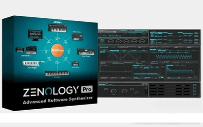 Box artwork for ZENOLOGY Pro professional original VST audio synthesizer plugin software