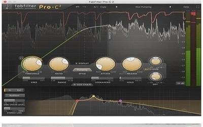 Computer screen showing an interface of a professional original VST audio plugin with waveform and controls