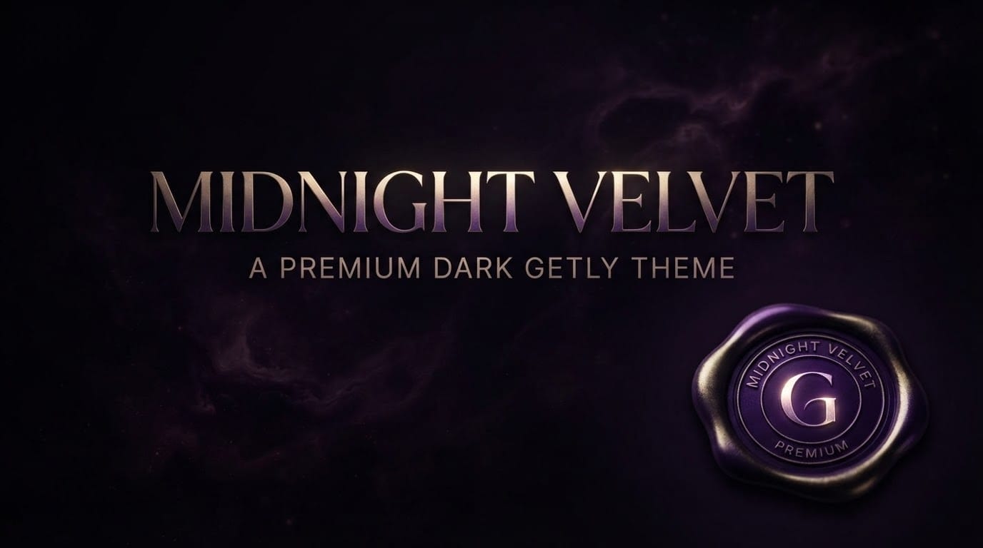 «Midnight Velvet» - Getly Pages theme