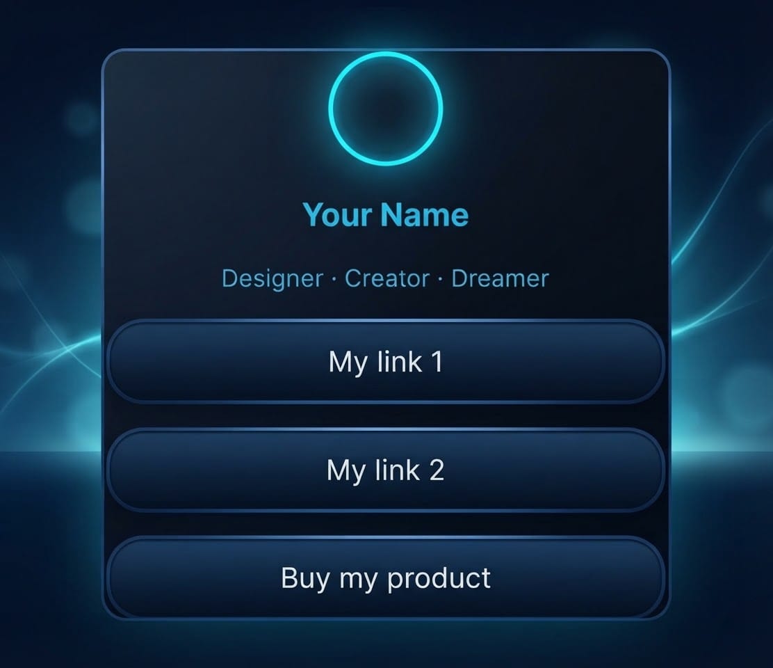 Neon Horizon - Getly Pages theme