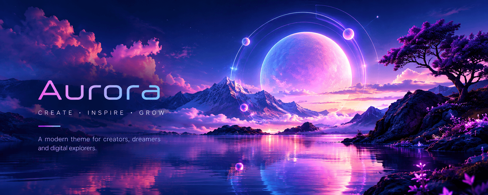 🌌 Aurora — Getly Pages theme