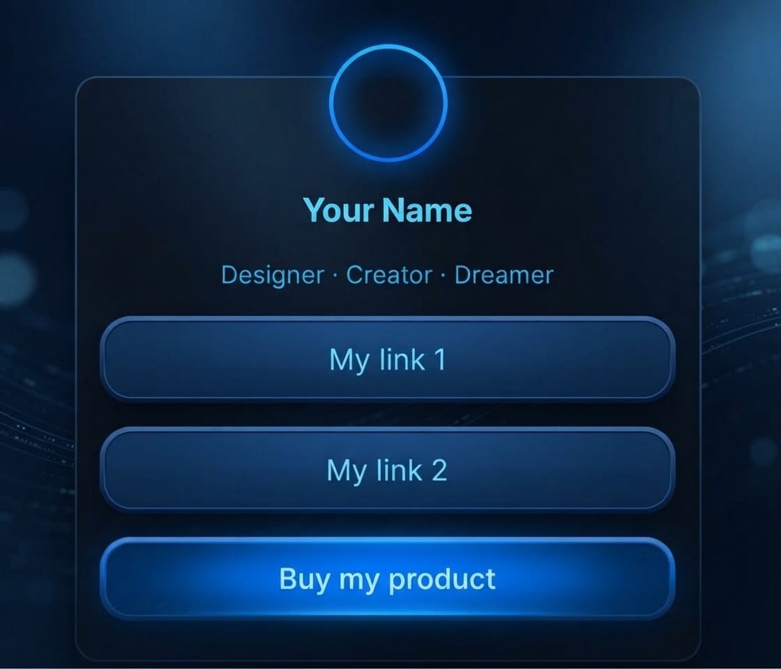 Deep blue field - Getly Pages theme