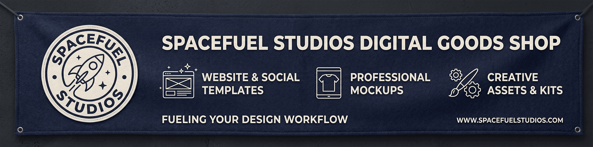 Spacefuel Studios store banner