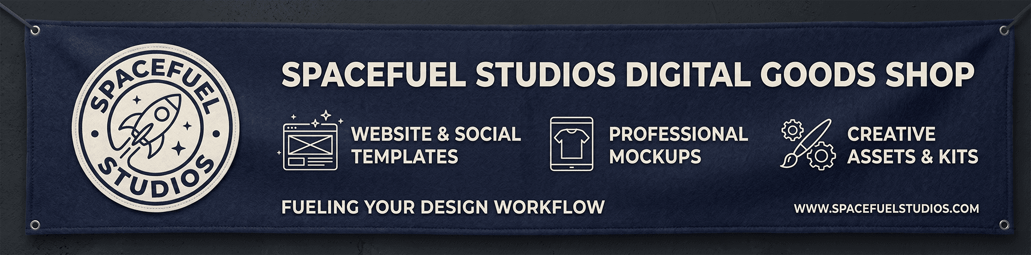 Spacefuel Studios store banner