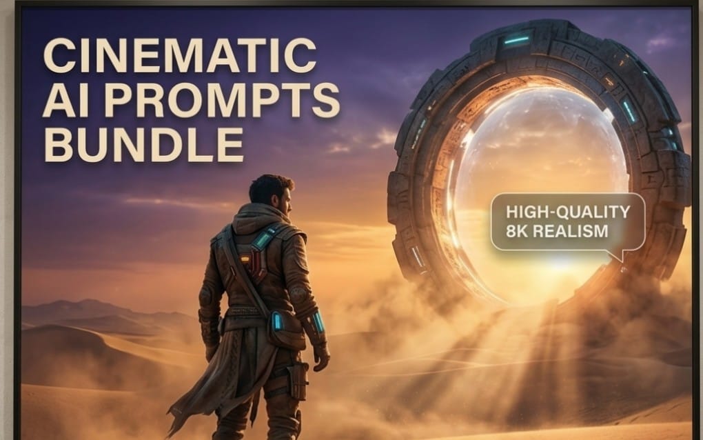 Ultra-Realistic Cinematic AI Prompts Bundle