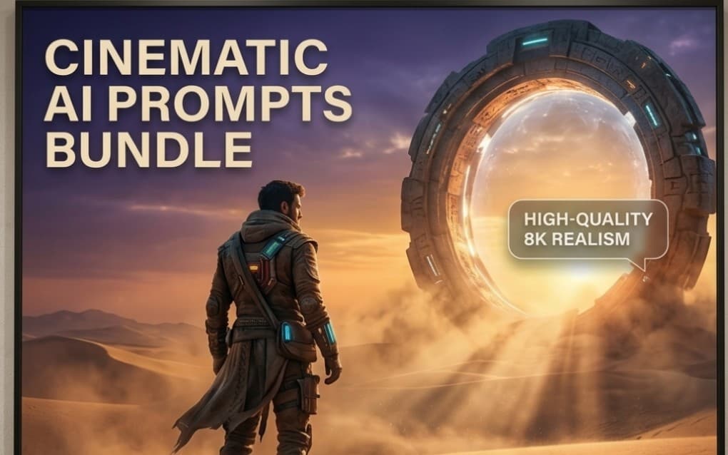 Ultra-Realistic Cinematic AI Prompts Bundle