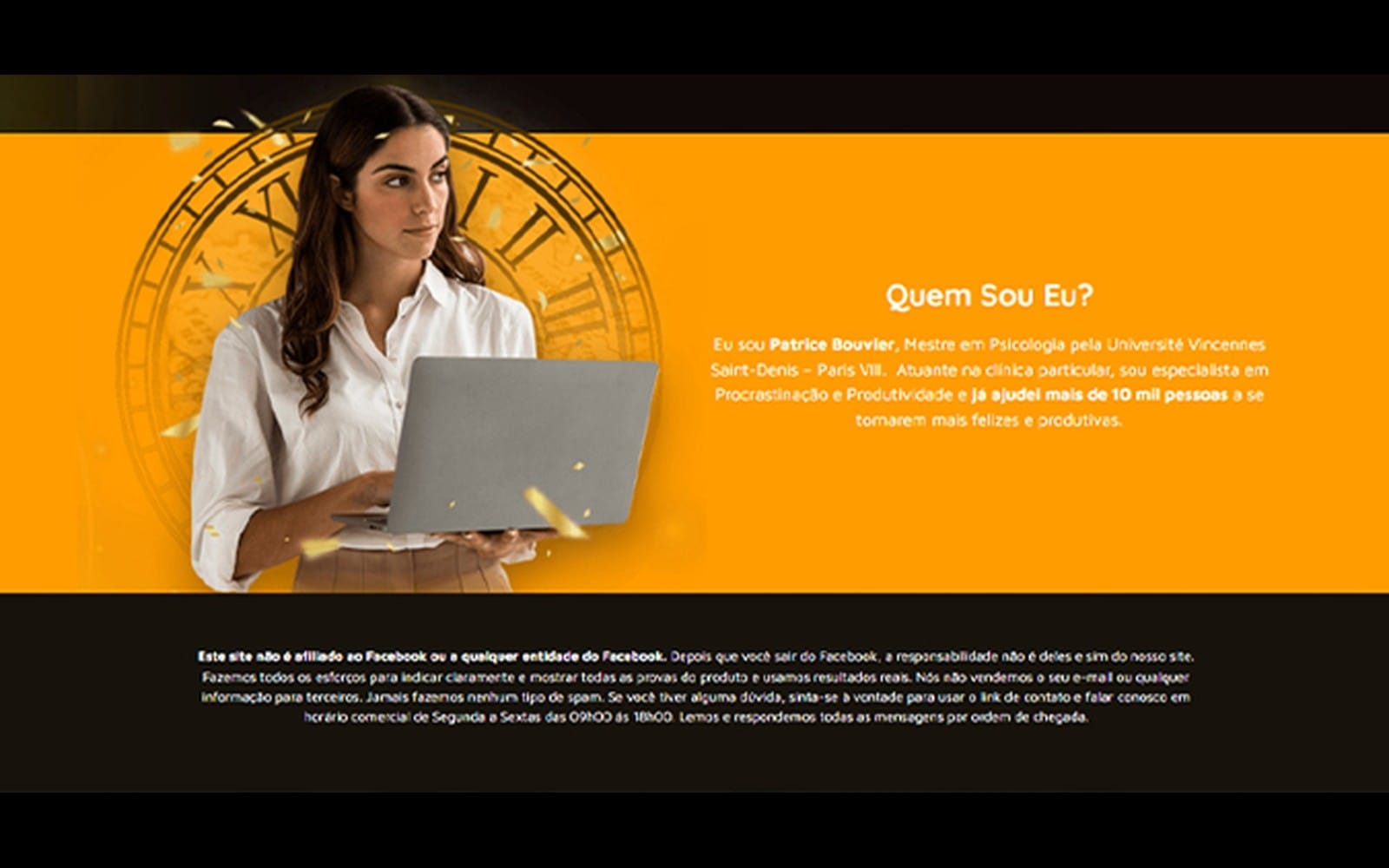 Marketing banner for Storix Coloring with a woman holding a laptop on an orange background