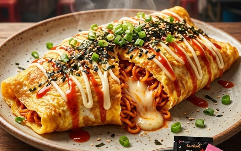 Samyang Omelette Rezeptanleitung