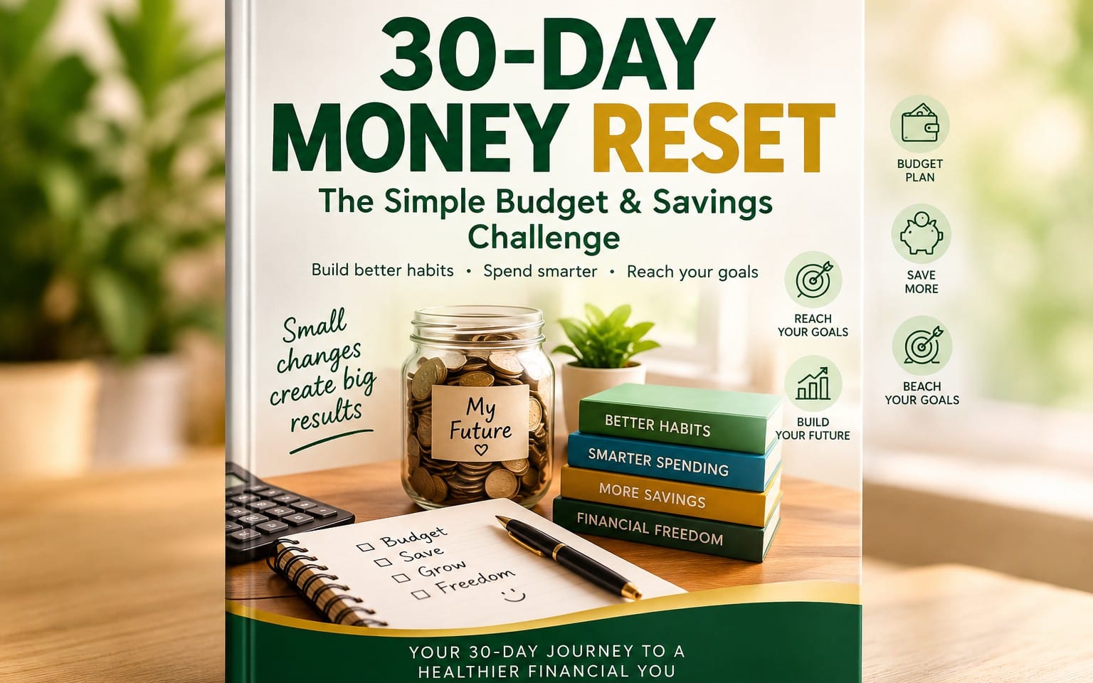 30-Day Money Reset — The Simple Budget & Savings Challenge