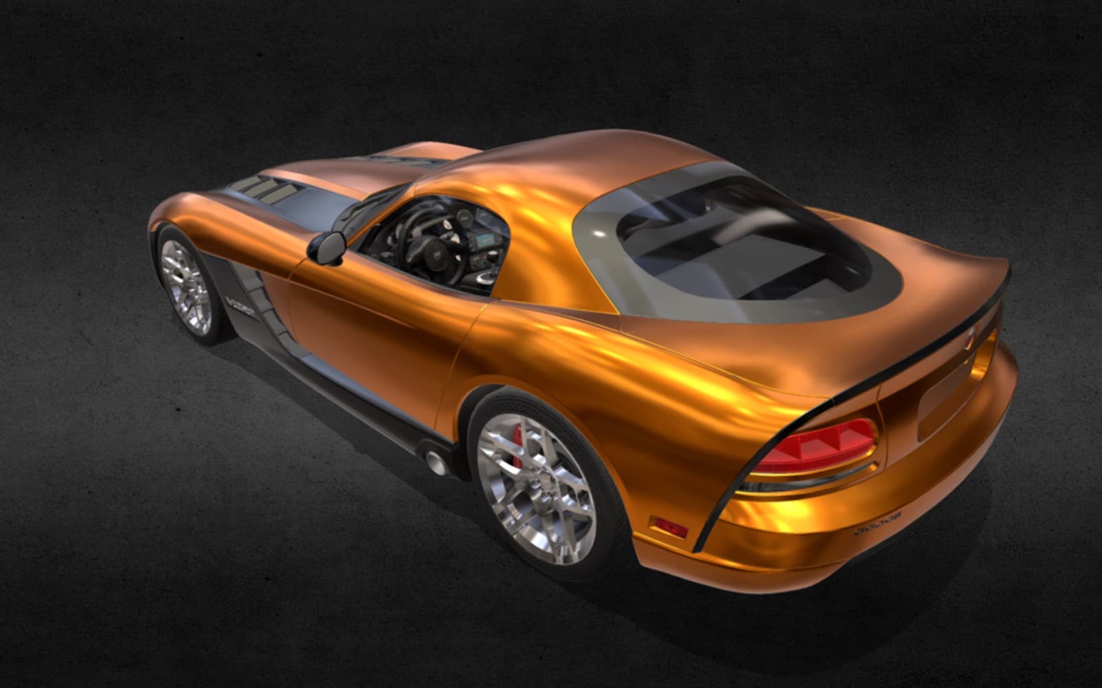 2008 American V10 Sports Coupe (Inspired by Viper SRT10) – High-Quality 3D Car M
