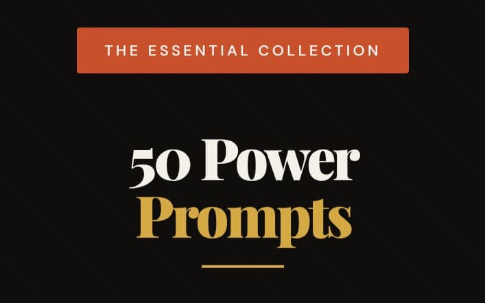 50 powerful AI prompts cheat sheet