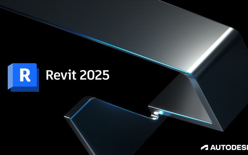 3D CAD Revit 2025 model thumbnail showing an LOD300 escalator with dark metallic steps and glow accents