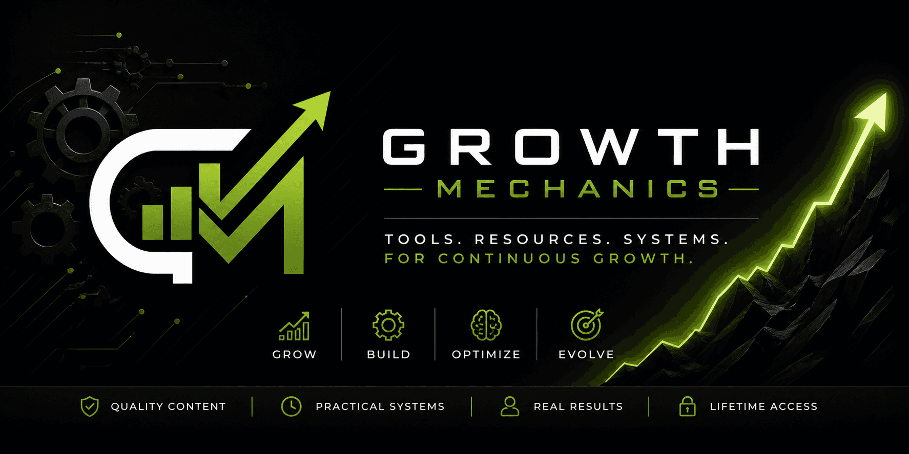 Growth Mechanics store banner