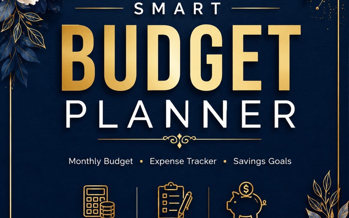 Smart Budget Planner | Printable Financial Planner PDF