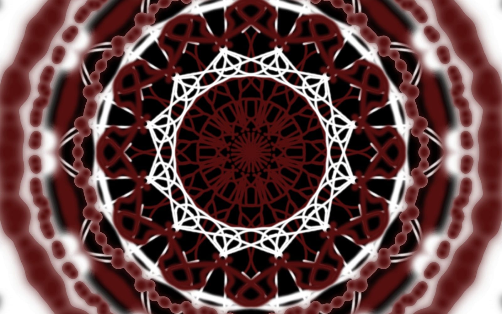 Brown & White Floral Mandala | Intricate Geometric Sacred Pattern | Digital Mandala Art