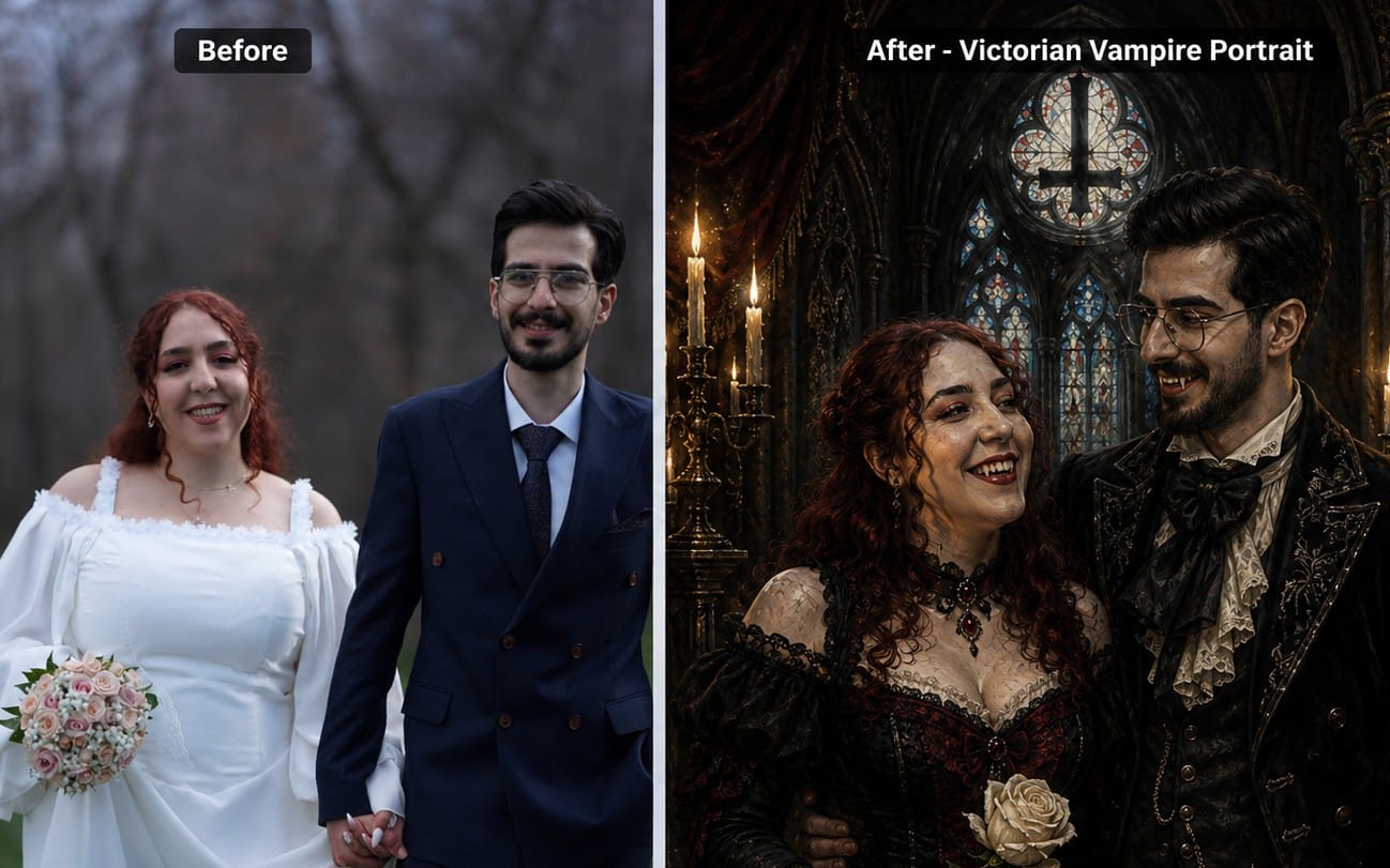 Victorian Vampire AI Prompt Pack – Digital Art Collection