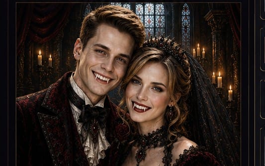 Victorian Gothic Couple — AI Image Transformation Prompt