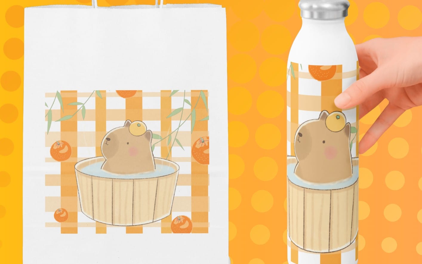 Orange Capybara