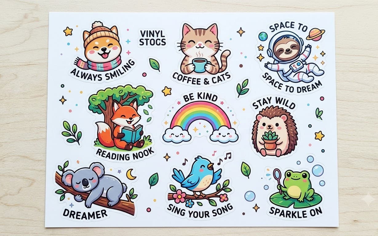 Cartoon stickers