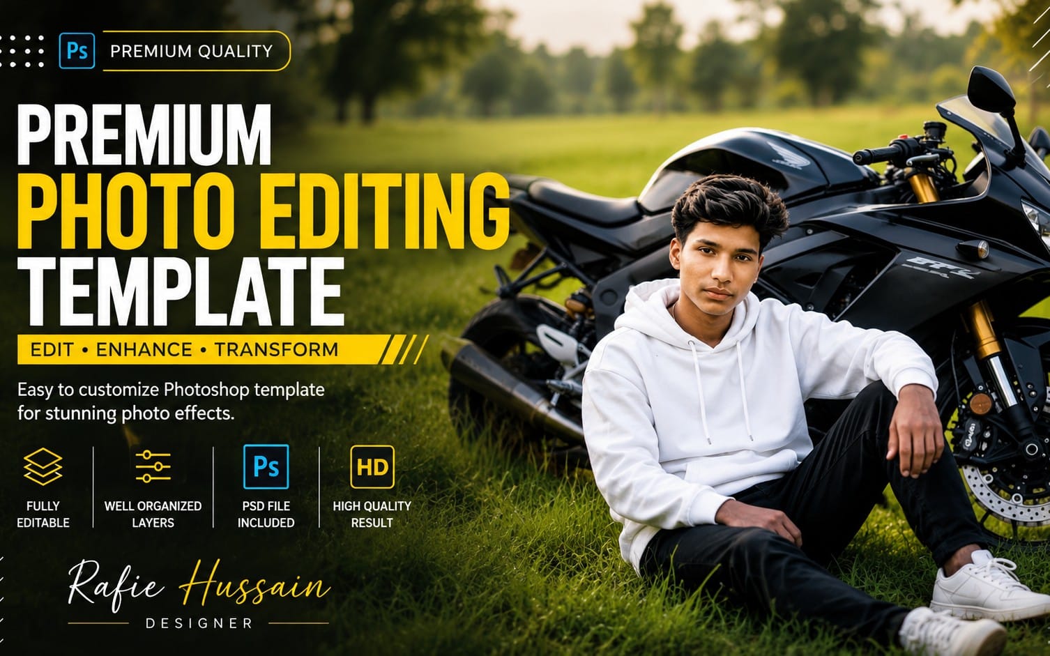 Premium YouTube Thumbnail Template