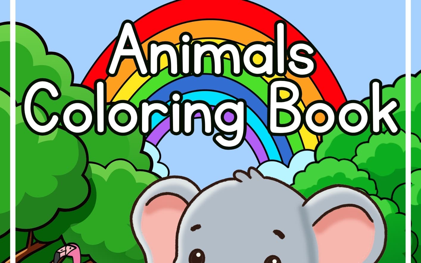 Printable Animal Coloring Book for Kids (Alphabetical)