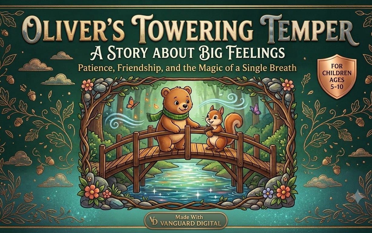 Oliver's Towering Temper: Interactive Emotional Intelligence & Coloring Book for Kids