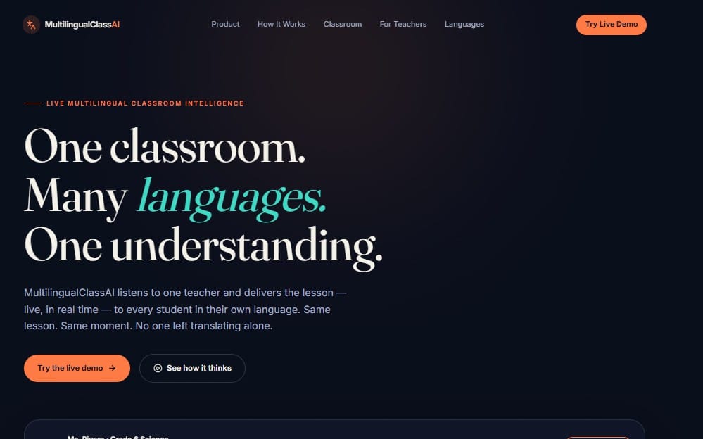 MultilingualClassAI