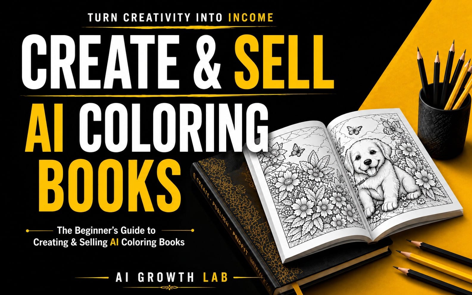 How To Create and Sell AI Coloring Books