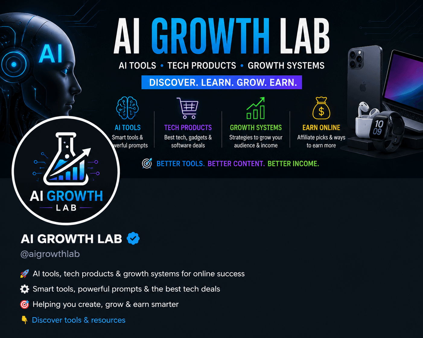 Ai GROWTH LAB store banner