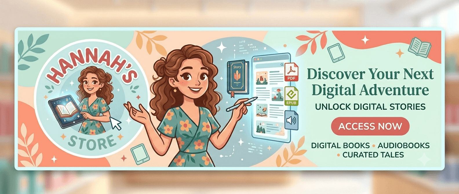 Hannah's store store banner