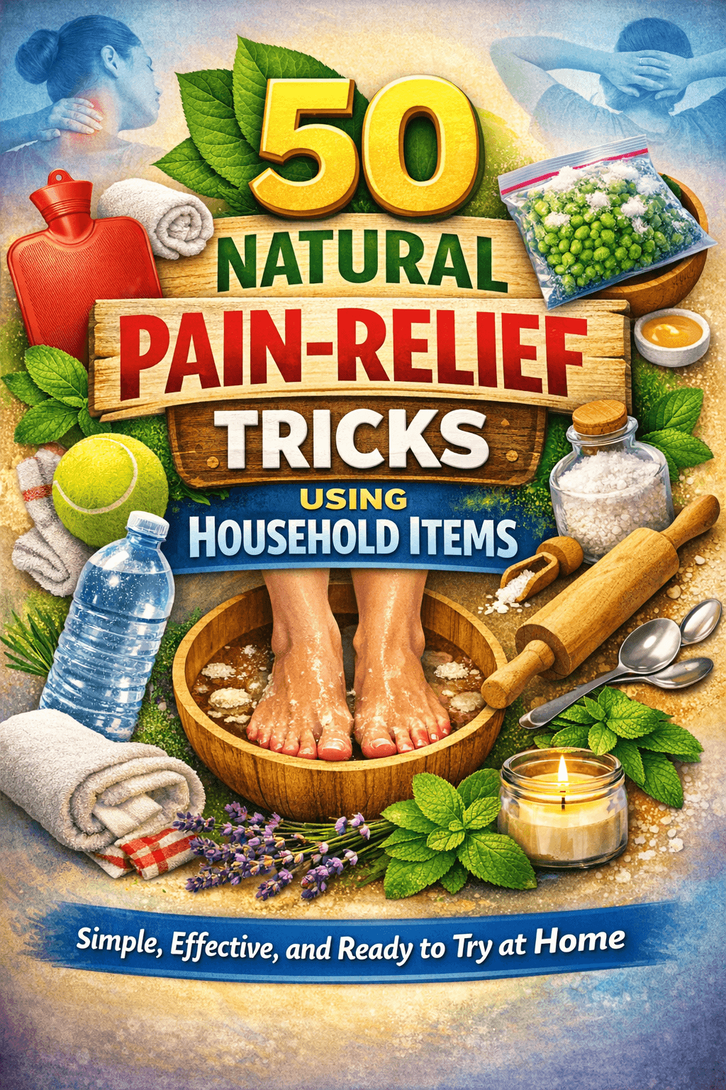 50 Natural Pain Relief Household Items