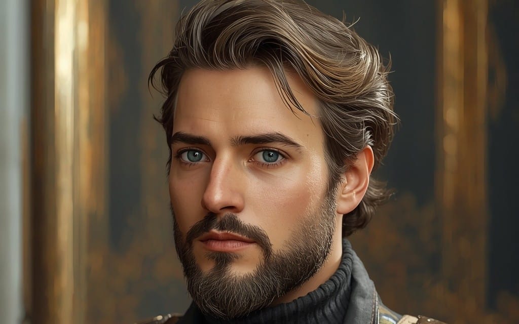 Cinematic AI Male Portrait – Fantasy Character