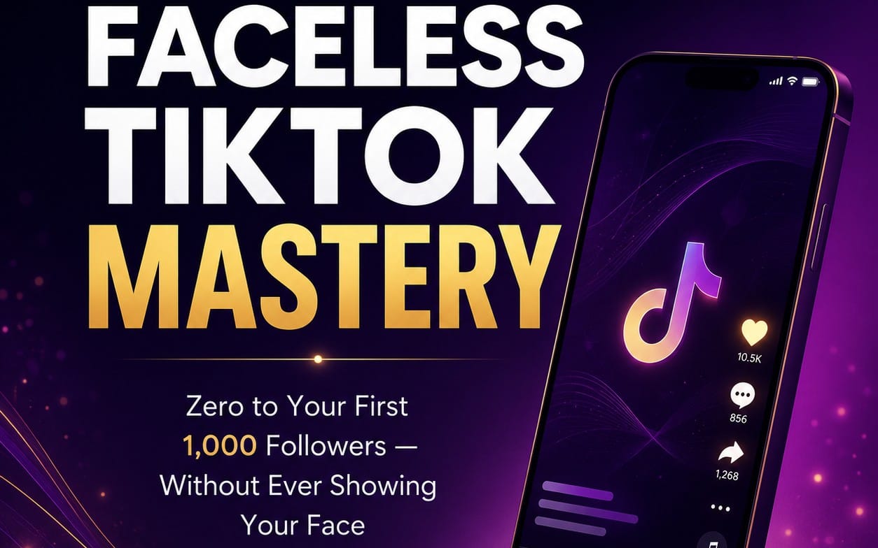 Faceless TikTok Mastery: Zero to 1,000 Followers (No Camera Required)