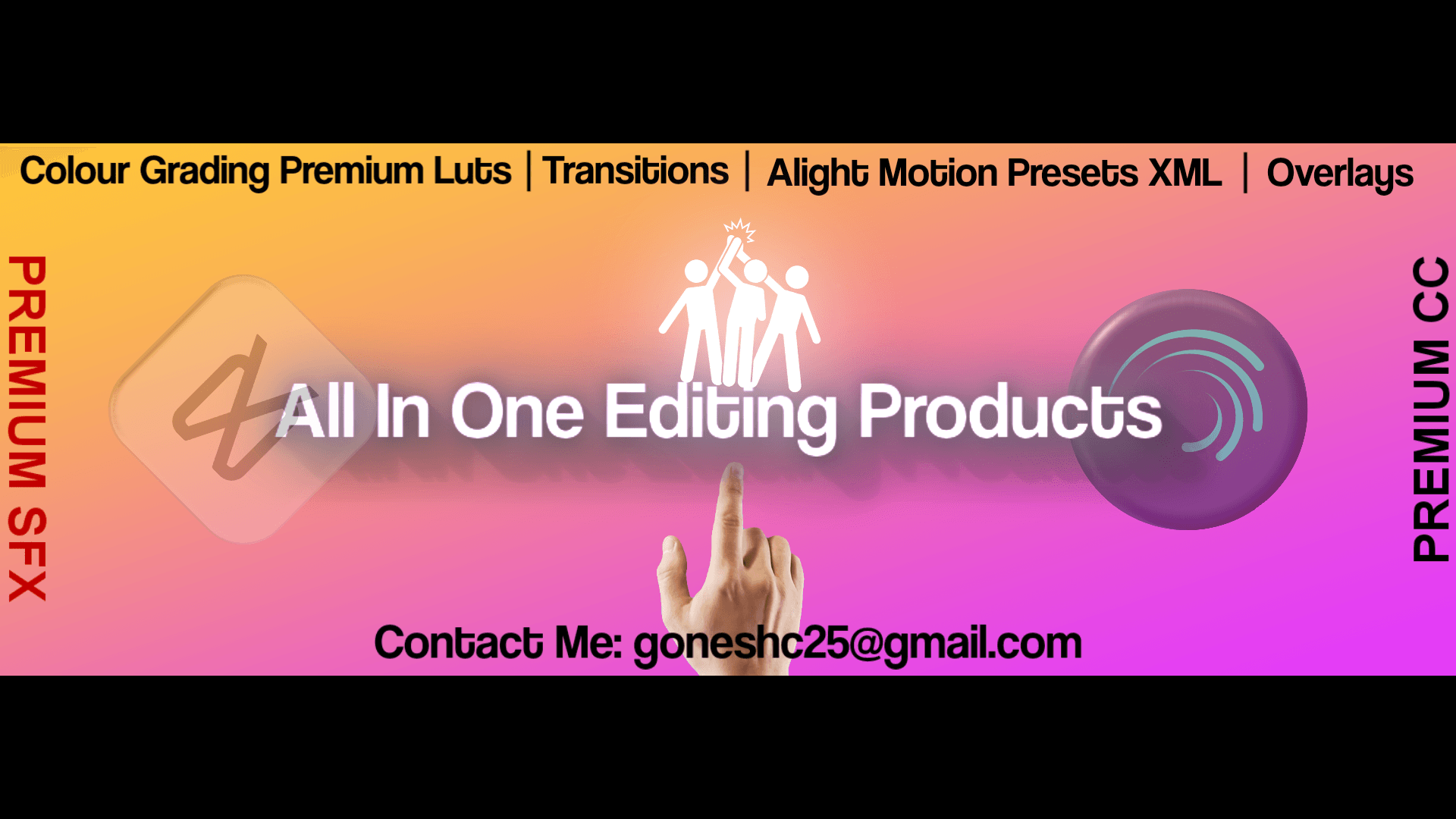 Video Editing Products For Sale store banner