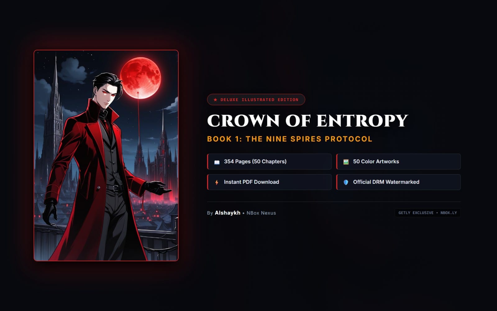 Crown of Entropy: Book 1 - The Nine Spires Protocol (Deluxe Illustrated Edition)