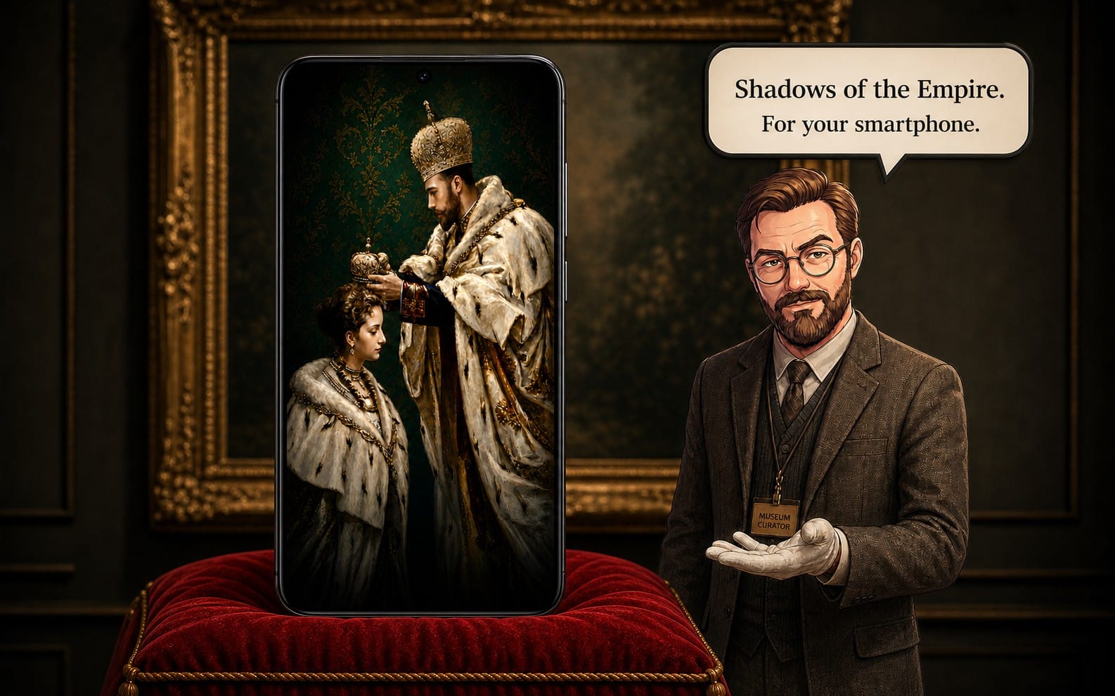 Romanov Coronation - Historical Phone Wallpaper