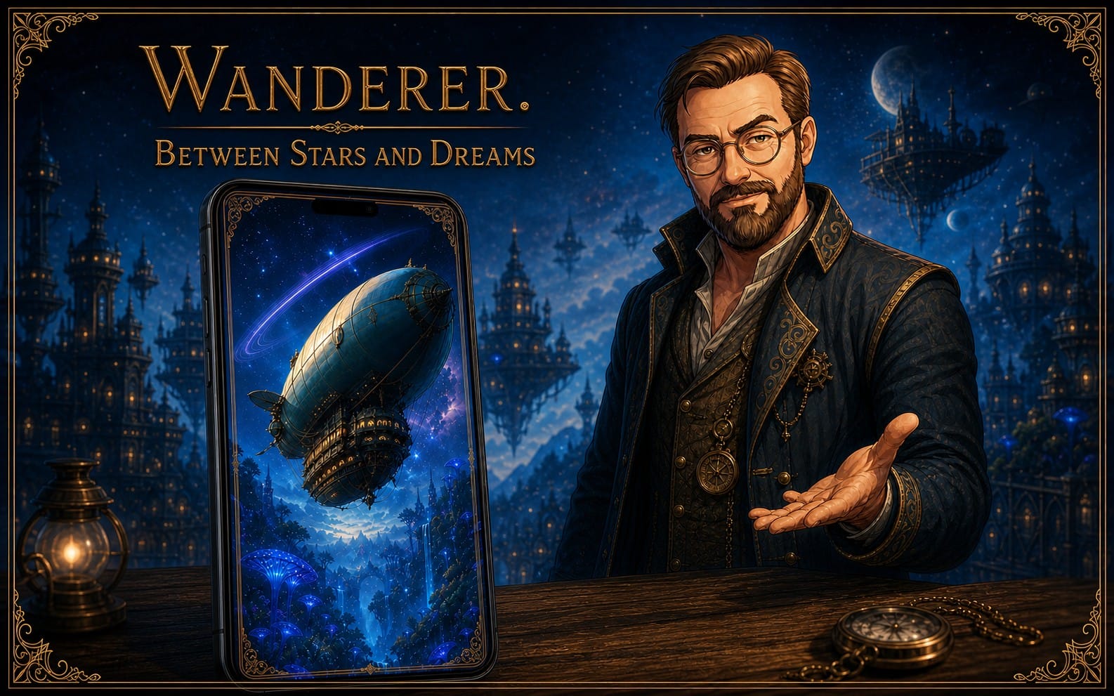 Steampunk Airship - Free Phone Wallpaper