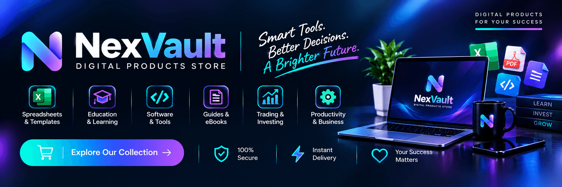 NexVault Shop-Banner